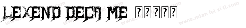lexend deca me字体转换